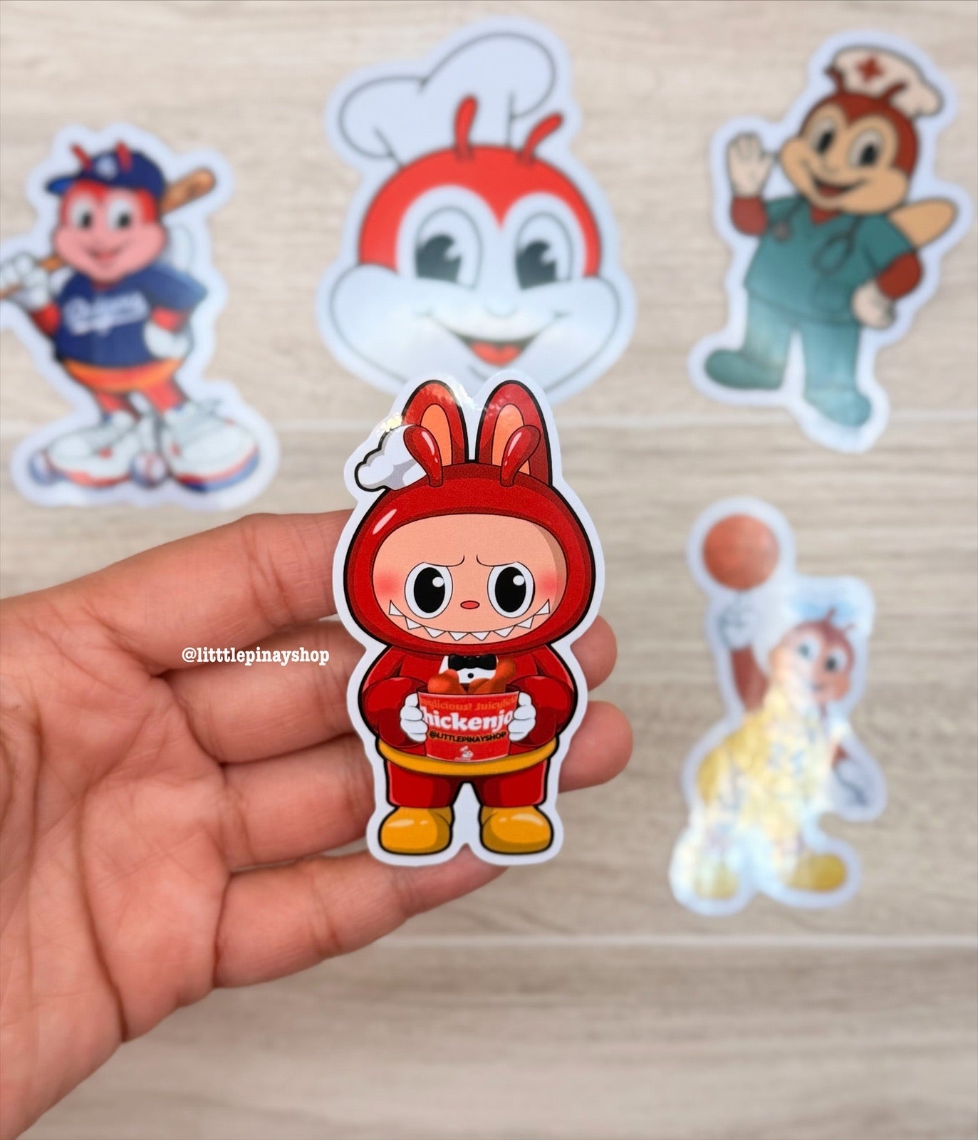 Jollibee Inspired Waterproof Vinyl Sticker | 3" Sticker Decals