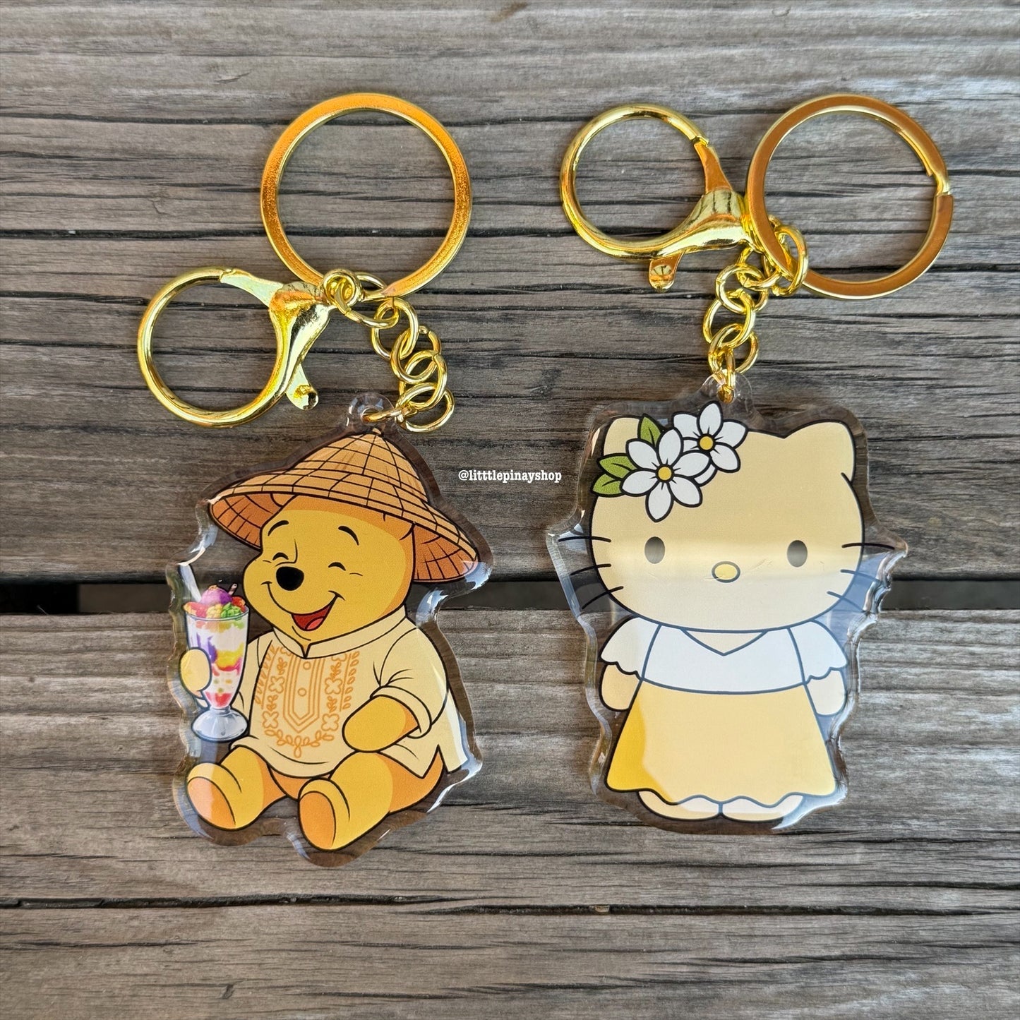 Filipino Inspired Acrylic Keychain Charm | Cute Bag Accessory