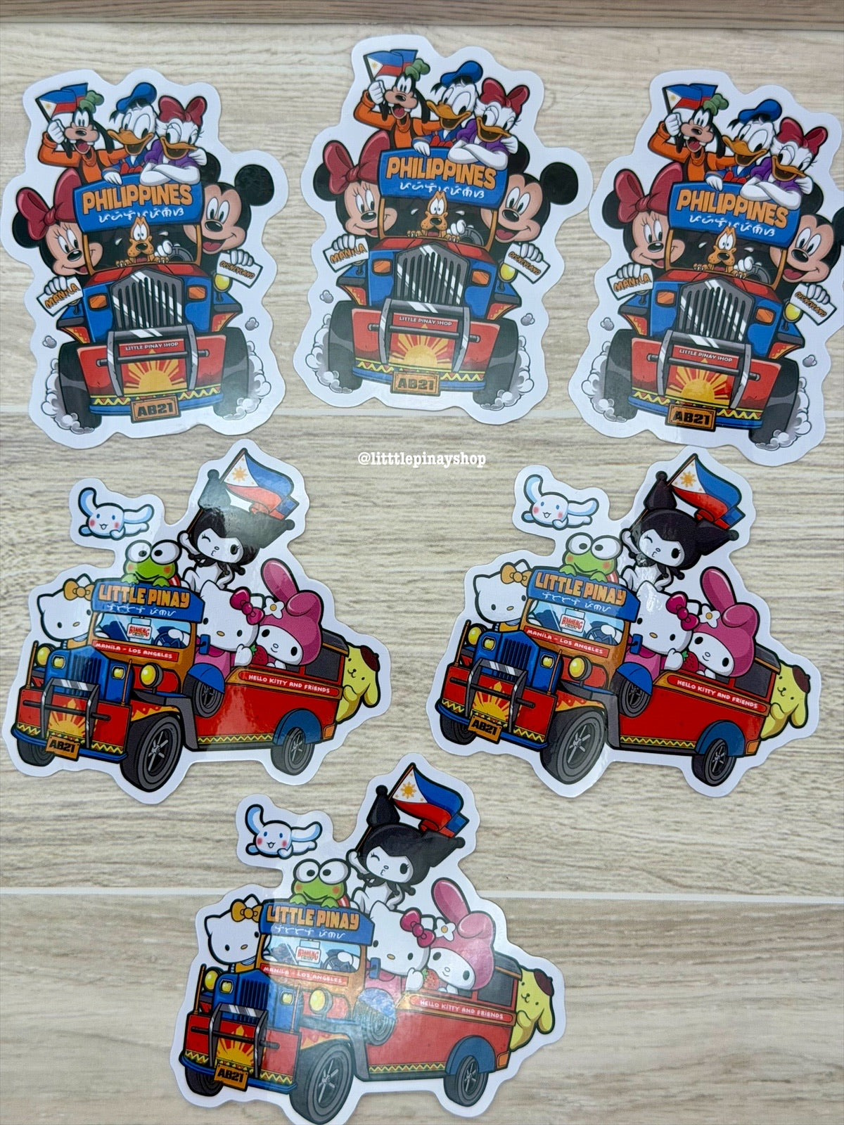 Filipino Jeepney Barkada Waterproof Vinyl Sticker