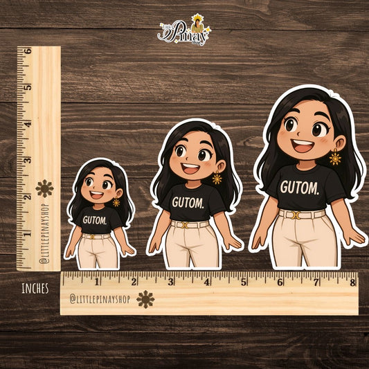 GUTOM Girl Sticker