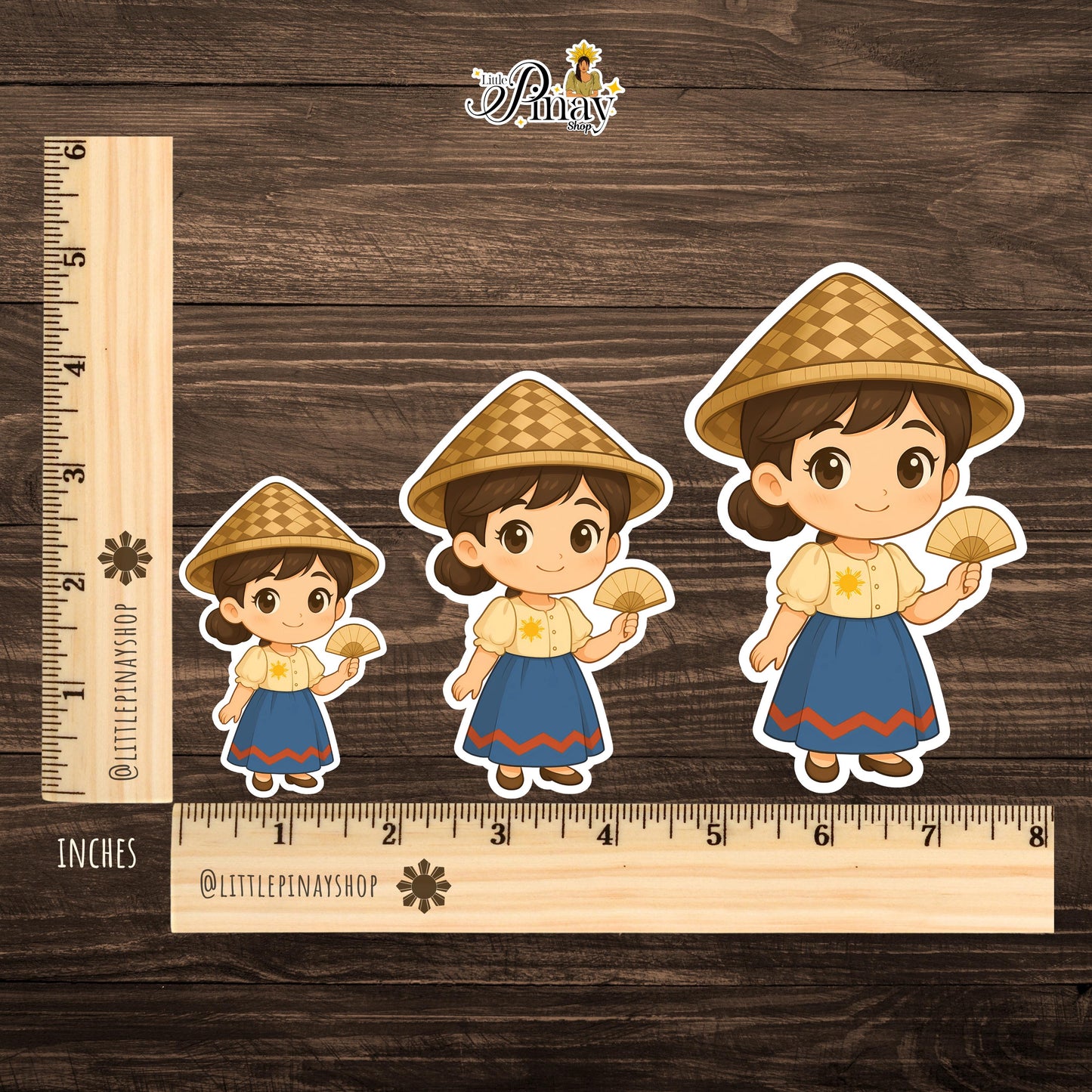Kulturang Pinay Sticker β Abaniko Girl