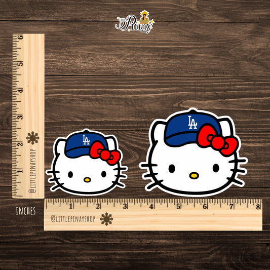 LA Bow Kitty Sticker
