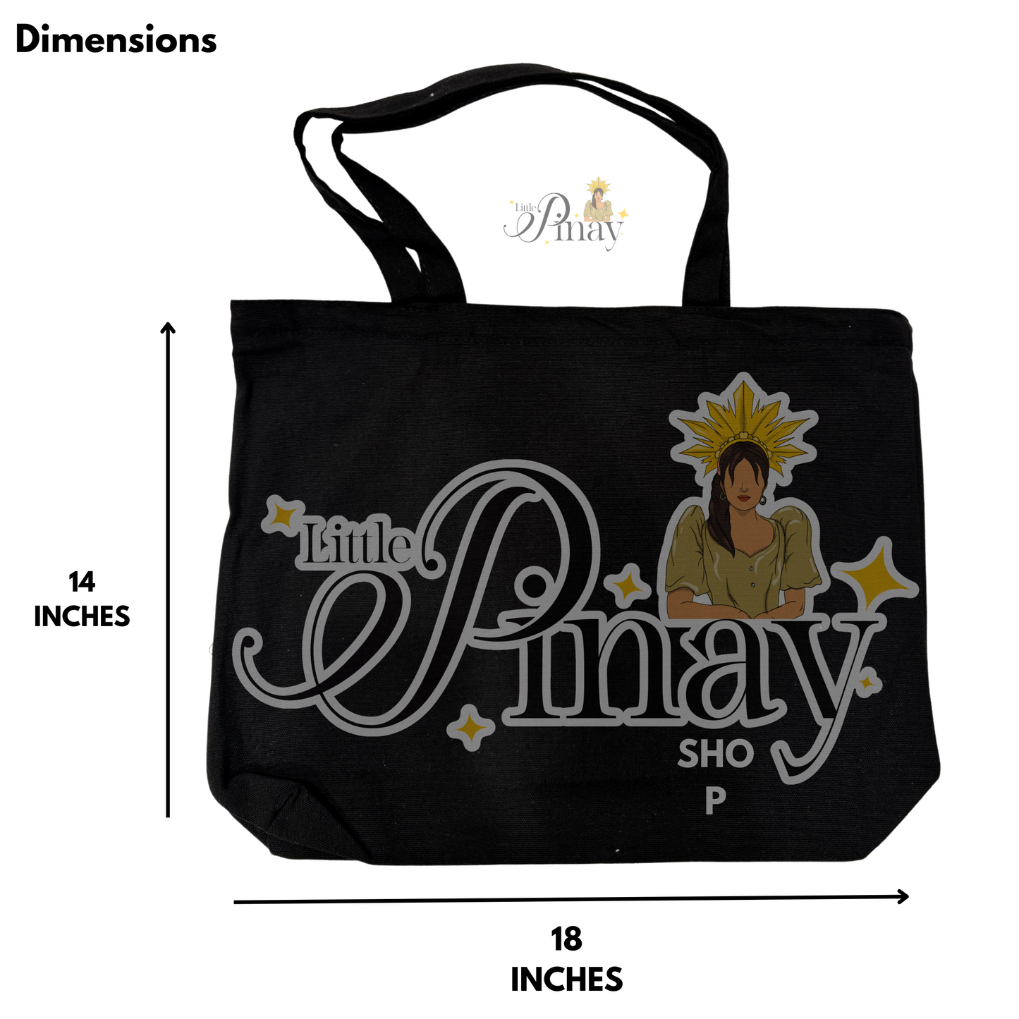 Kawaii Araw Zippered Tote Bag