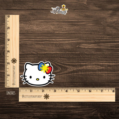 Pinay Kawaiii Kitty Face Sticker