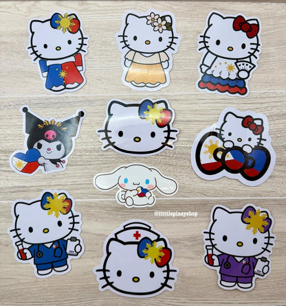 Kawaii Filipino-Inspired Twist Vinyl Sticker | 3” Waterproof Cute Decals