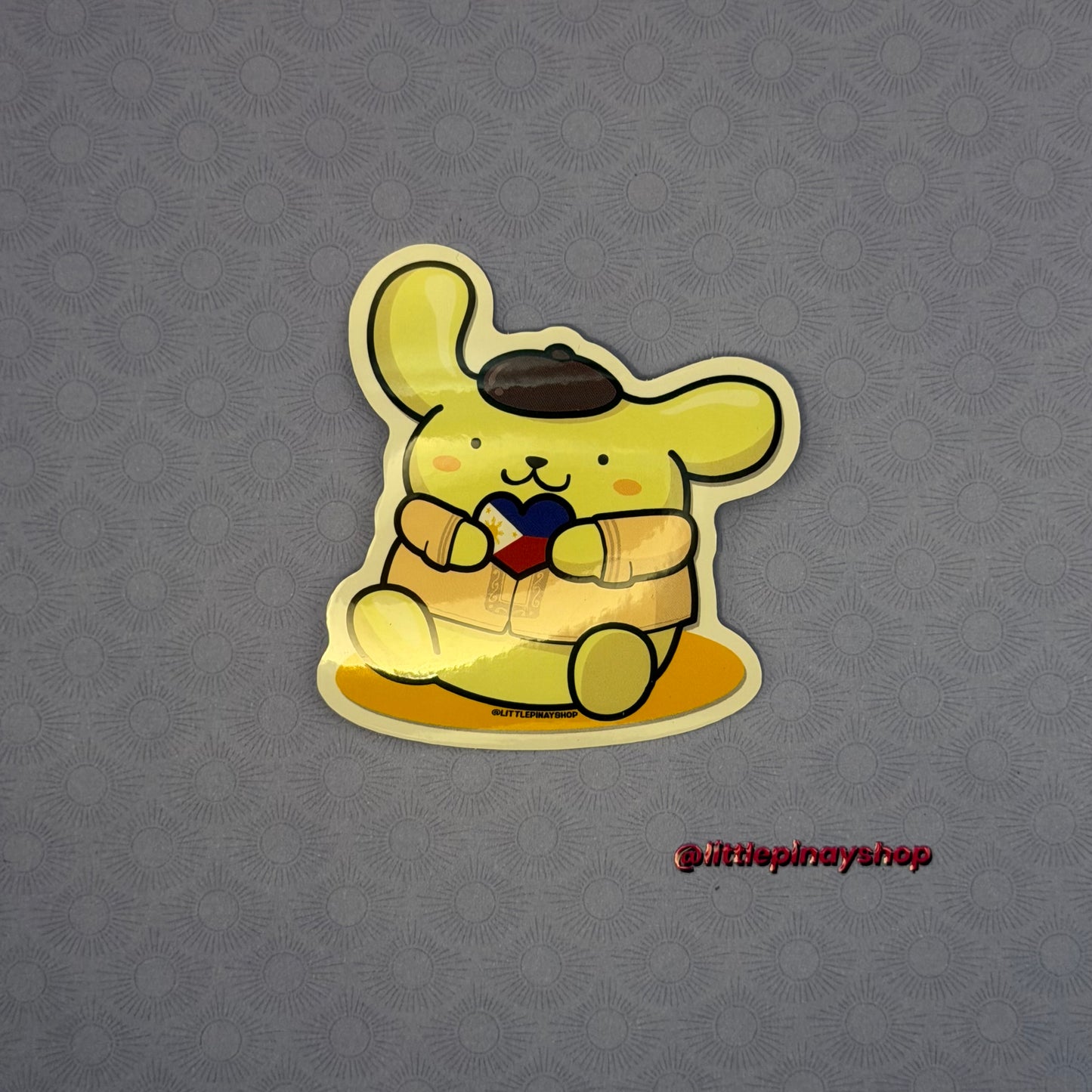 Filipino Kawaii Culture Waterproof Vinyl Sticker | Filipino Inspired Cute Character Sticker | 3" UV Laminated Laptop, Water Bottle, Journal