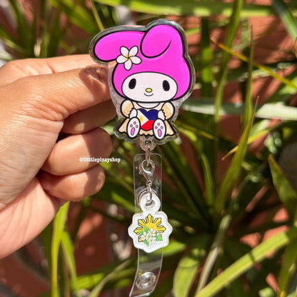My Melody PH Flag Heart ID Badge Reel 🇵🇭