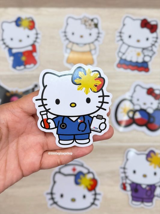 Kawaii Filipino-Inspired Twist Vinyl Sticker | 3” Waterproof Cute Decals