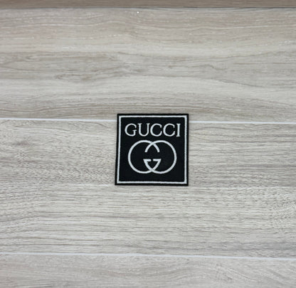 GG Inspired Iron-On Patch | Choose Your Design | Embroidered & Rhinestone Appliqué | Sold Individually