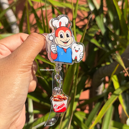 Jolli-Dentist ID Badge Reel ( Alligator Clip )