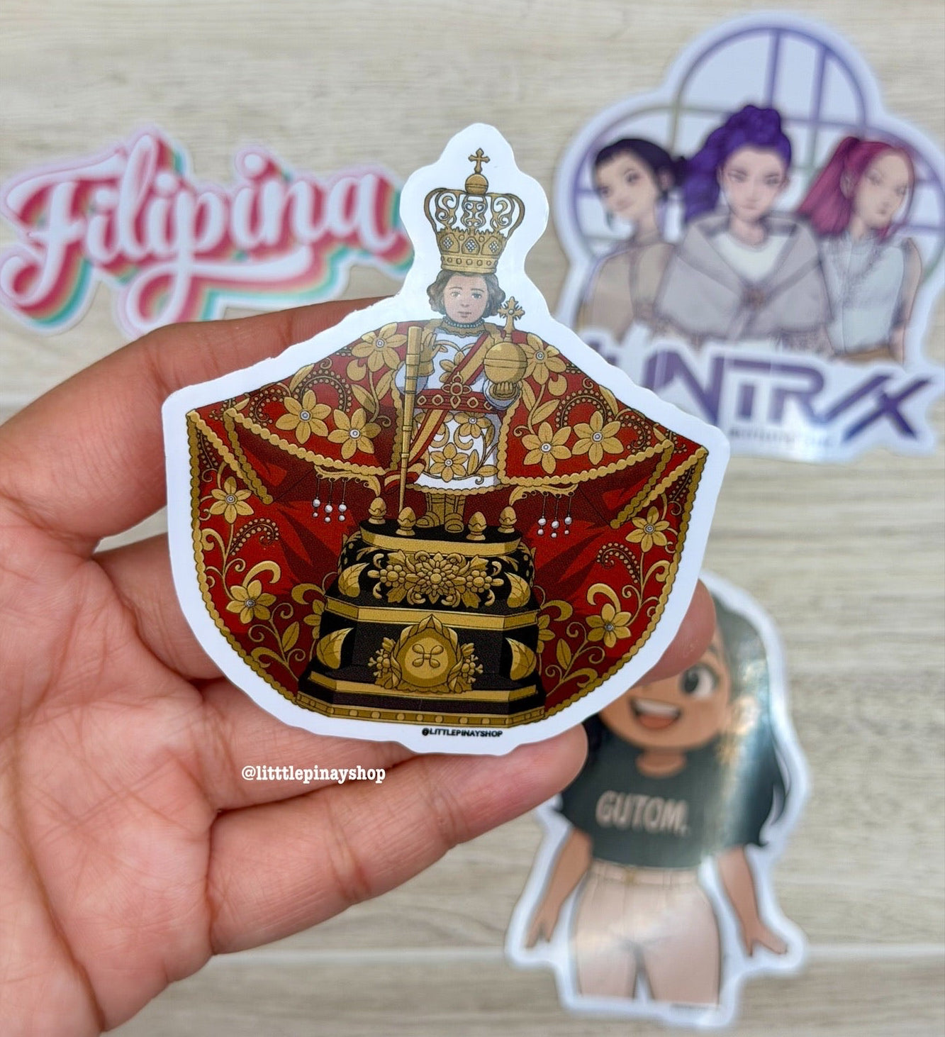 Filipina Vibes Waterproof Vinyl Sticker | Pinay Culture Art | 3” Sticker