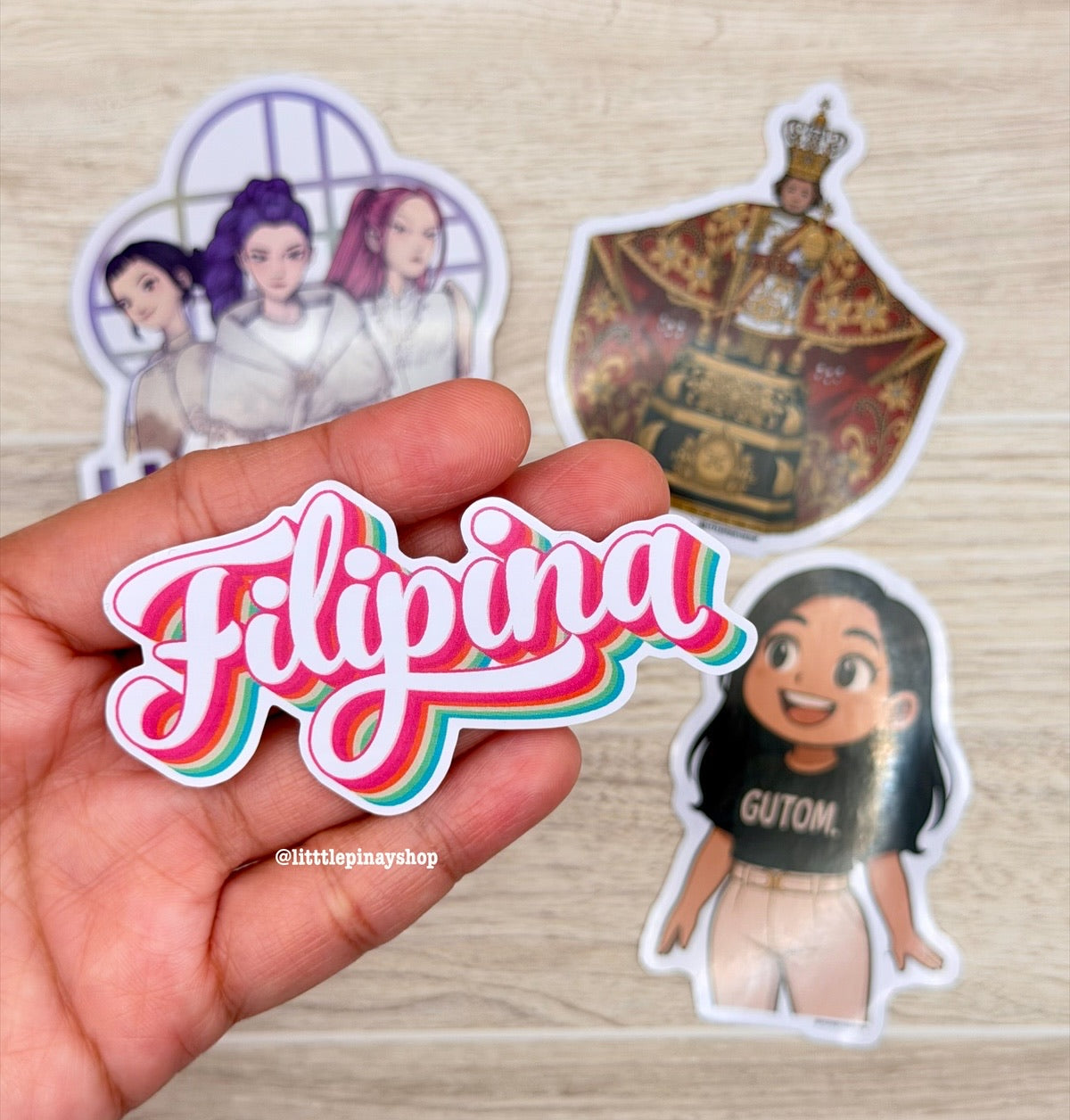 Filipina Vibes Waterproof Vinyl Sticker | Pinay Culture Art | 3” Sticker