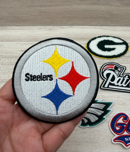 Football Team–Inspired Iron-On Patch | Fan Style Embroidered Patch