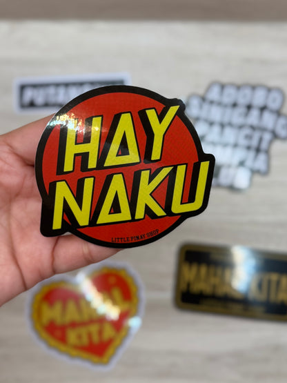 Filipino Funny Vinyl Stickers | 3” Waterproof Decals