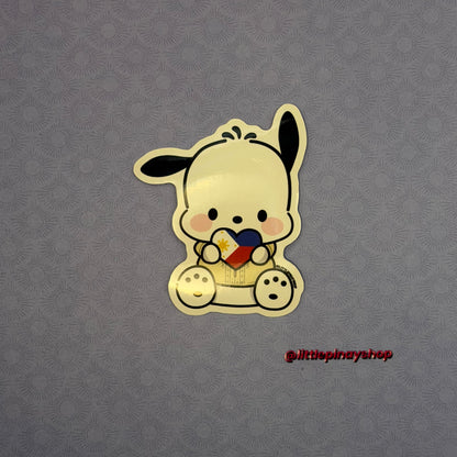 Filipino Kawaii Culture Waterproof Vinyl Sticker | Filipino Inspired Cute Character Sticker | 3" UV Laminated Laptop, Water Bottle, Journal