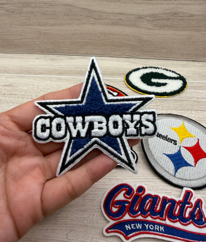 Football Team–Inspired Iron-On Patch | Fan Style Embroidered Patch