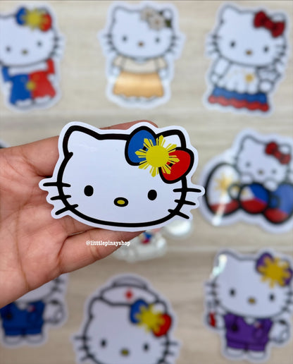 Kawaii Filipino-Inspired Twist Vinyl Sticker | 3” Waterproof Cute Decals