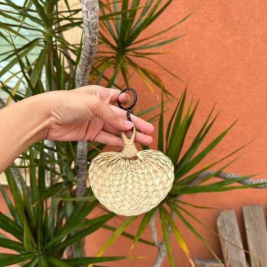 Mini Abaniko Keychain – Handwoven Filipino Fan Charm