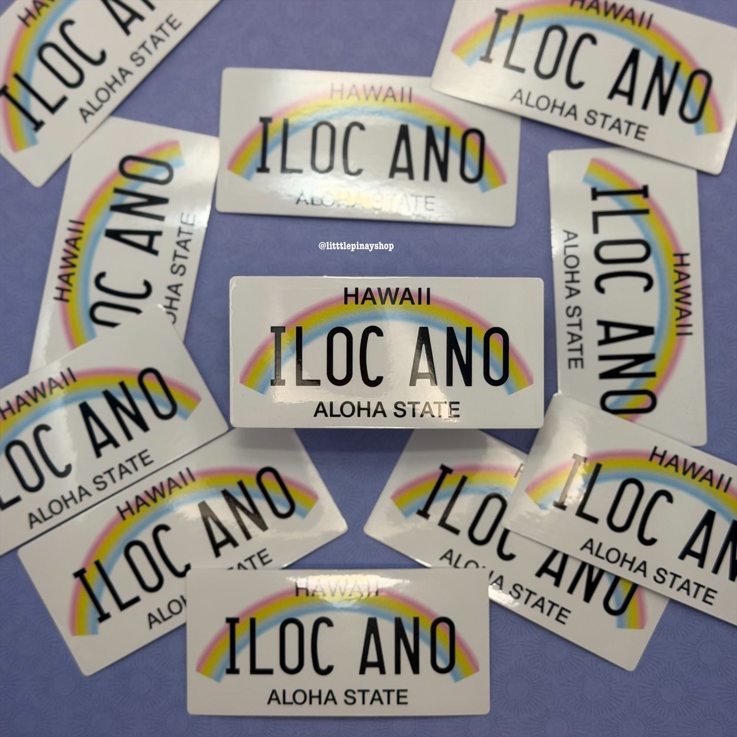 Filipino State License Plate Vinyl Stickers