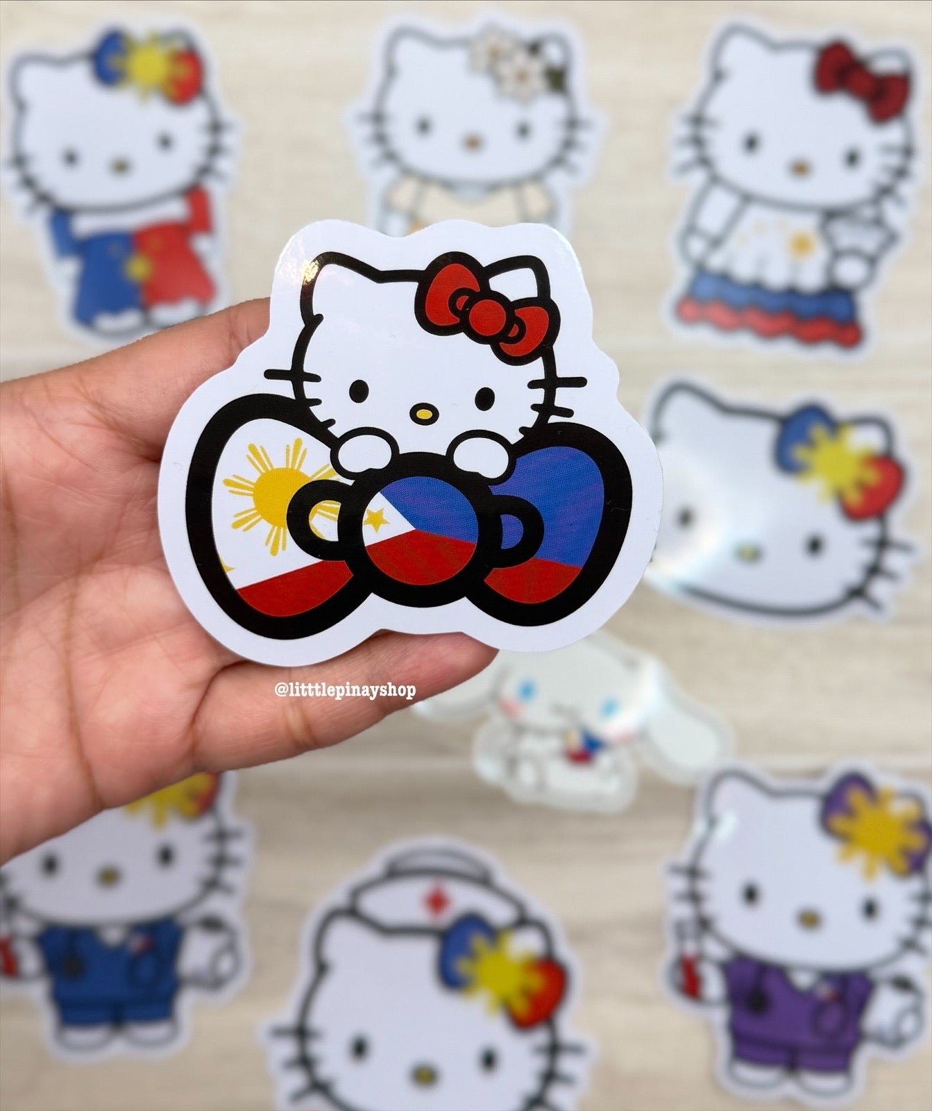 Kawaii Filipino-Inspired Twist Vinyl Sticker | 3” Waterproof Cute Decals