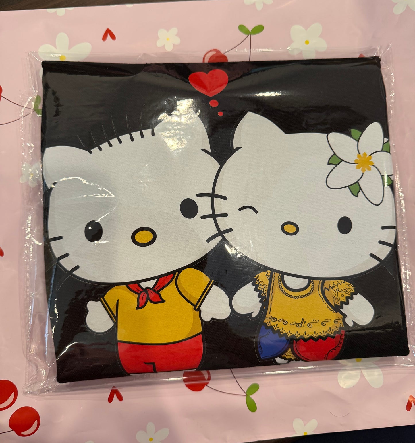 Filipino Hello Kitty and Dear Daniel Canvas Tote