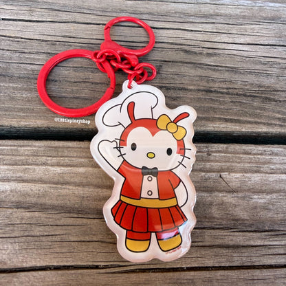 HK Jollibee Keychain , Bag Charm