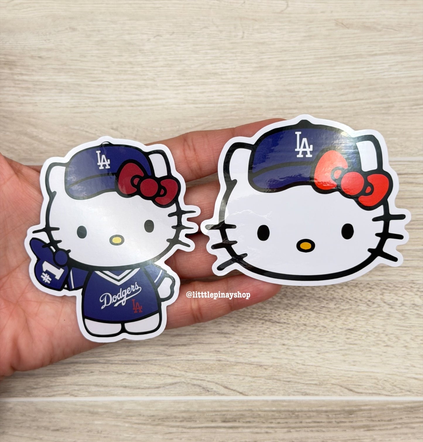 Dodgers Kawaii Cutie Fan Waterproof Vinyl Sticker
