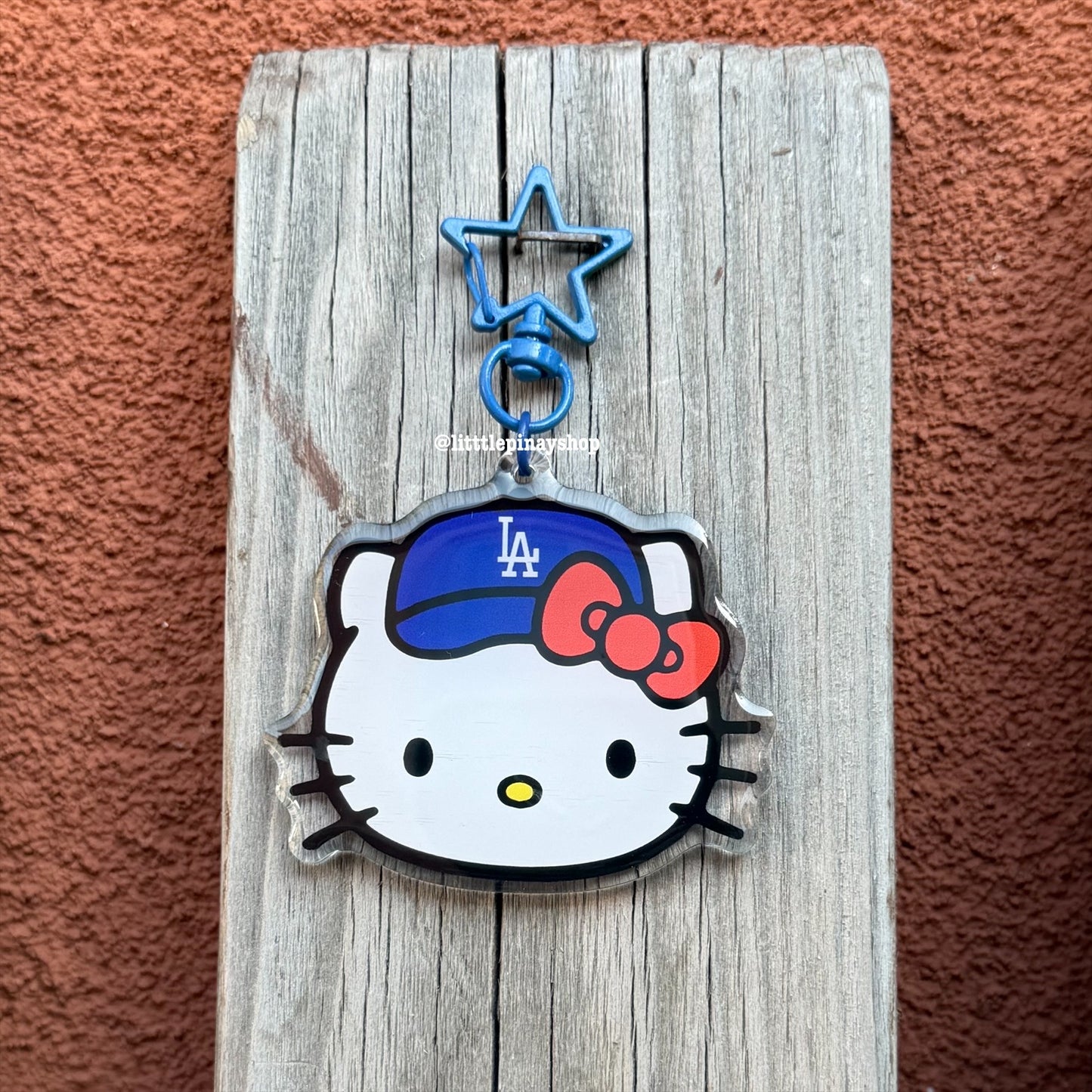 Sports Kitty Double Sided Acrylic Keychain