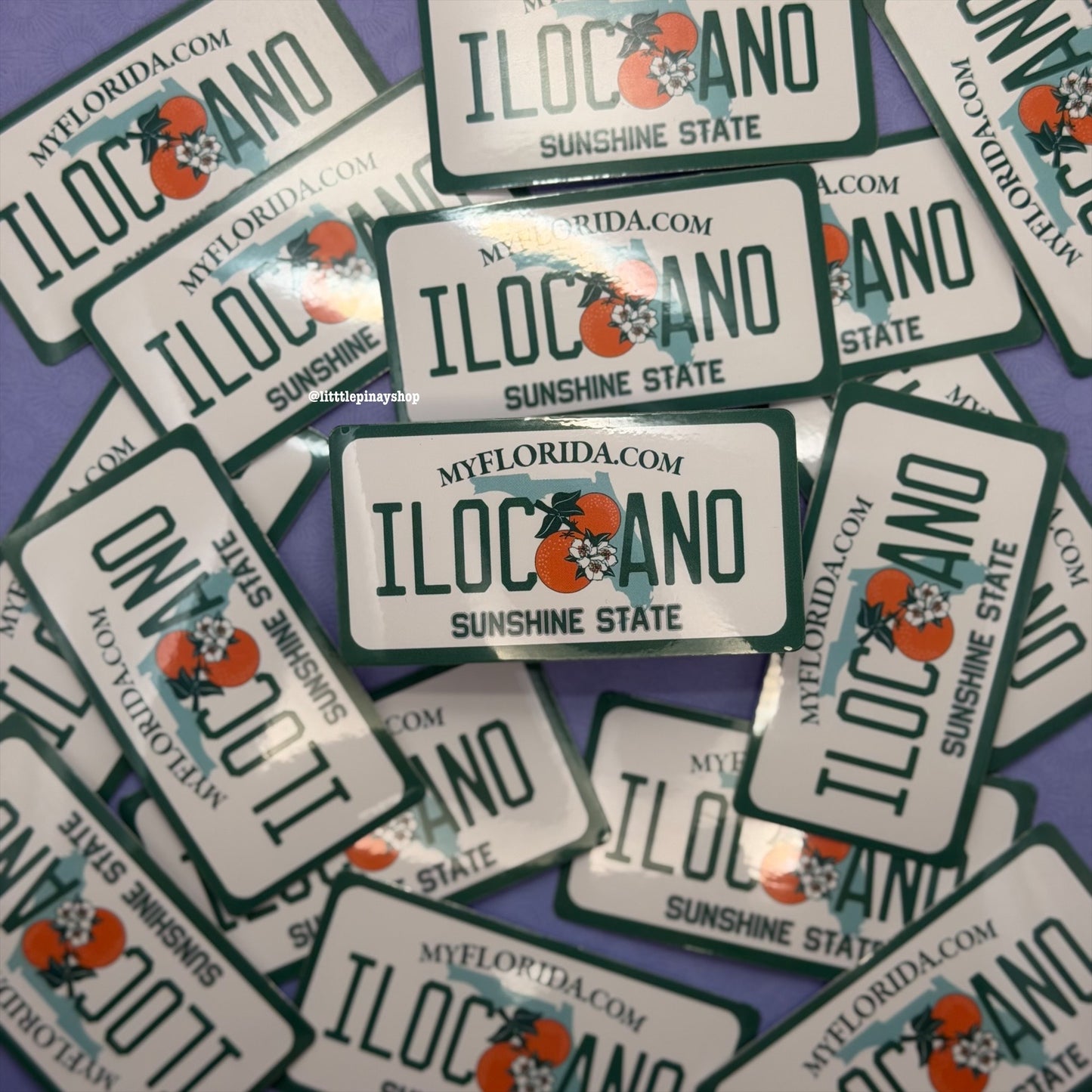 Filipino State License Plate Vinyl Stickers