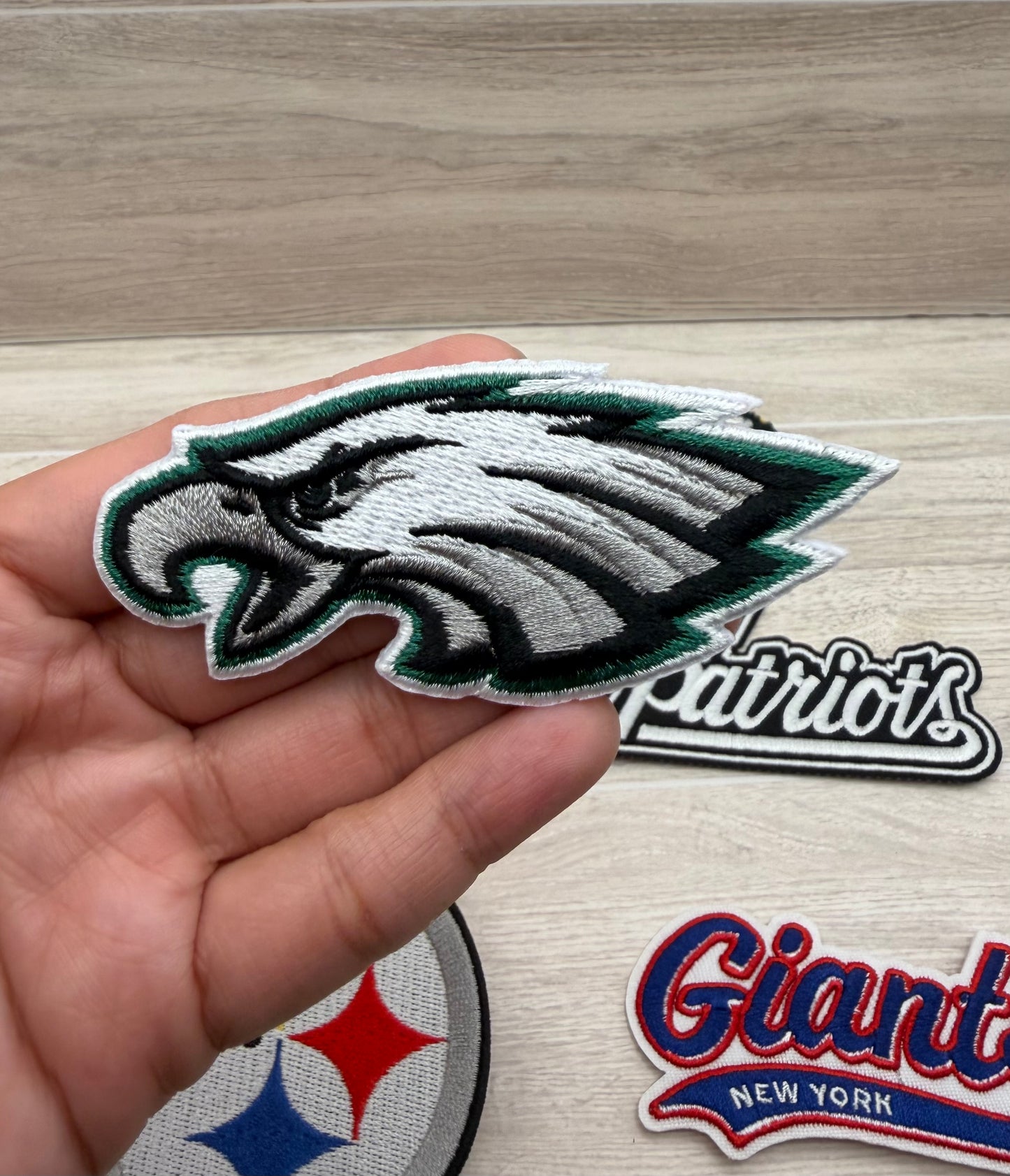 Football Team–Inspired Iron-On Patch | Fan Style Embroidered Patch