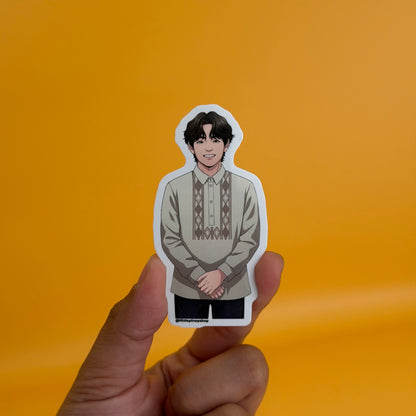 OT7 Barong Idols Sticker (Waterproof & UV Laminated)