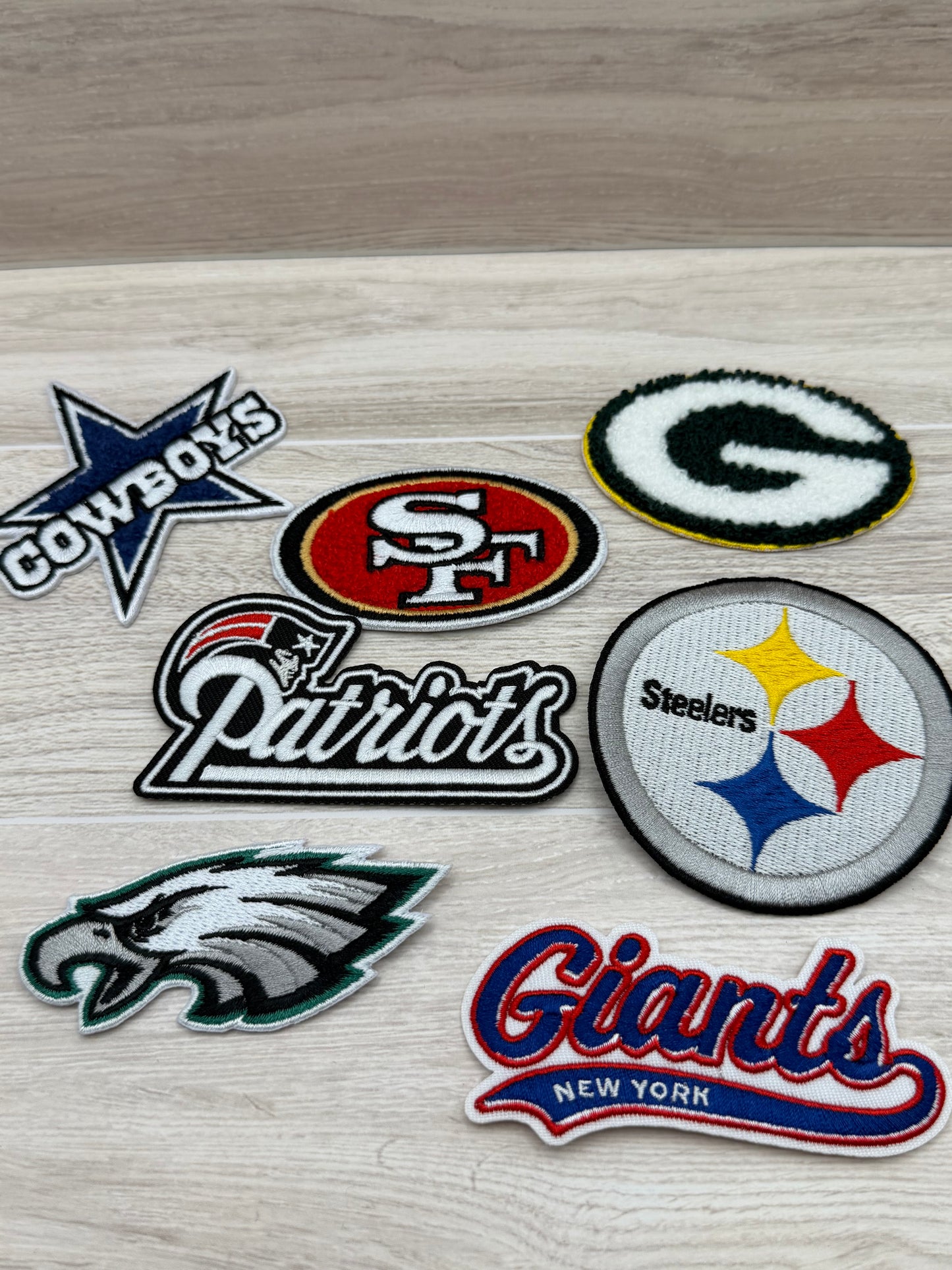 Football Team–Inspired Iron-On Patch | Fan Style Embroidered Patch