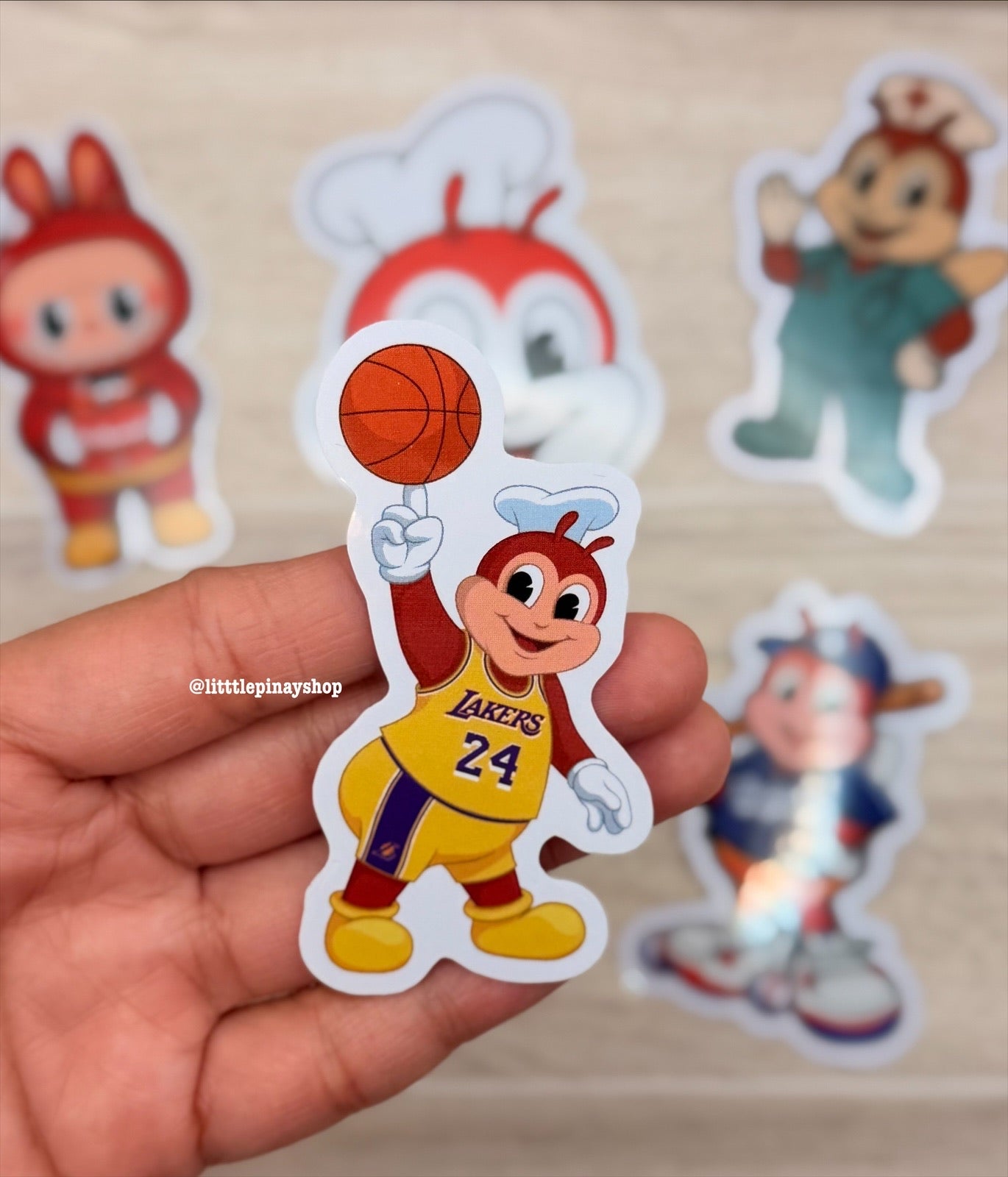 Jollibee Inspired Waterproof Vinyl Sticker | 3" Sticker Decals