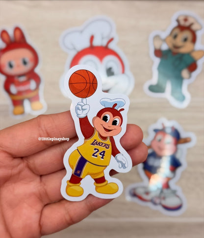 Jollibee Inspired Waterproof Vinyl Sticker | 3" Sticker Decals