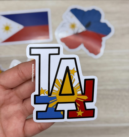 Filipino Pride Stickers | Philippines Flag & Culture | 3” Waterproof Decals