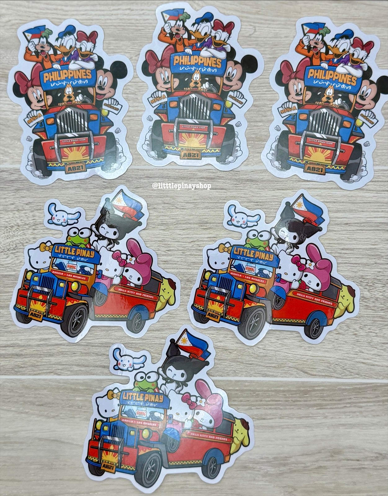 Filipino Jeepney Barkada Waterproof Vinyl Sticker