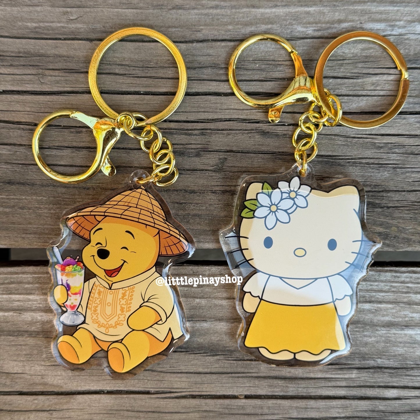 Filipino Inspired Acrylic Keychain Charm | Cute Bag Accessory