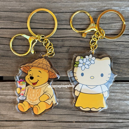 Filipino Inspired Acrylic Keychain Charm | Cute Bag Accessory