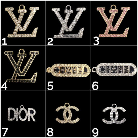 Luxury Inspired Rhinestone Pendant Charm