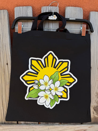 Sampaguita Araw Tote Bag