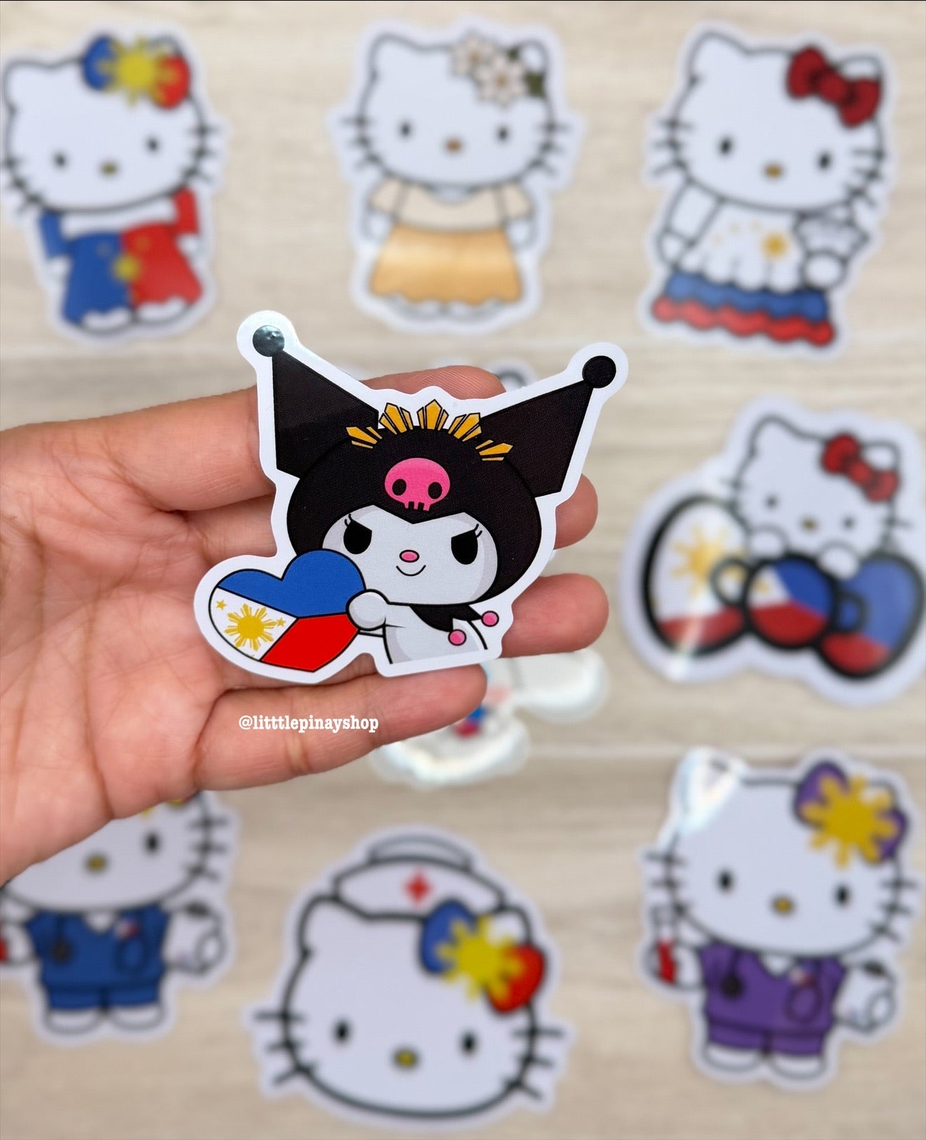 Kawaii Filipino-Inspired Twist Vinyl Sticker | 3” Waterproof Cute Decals
