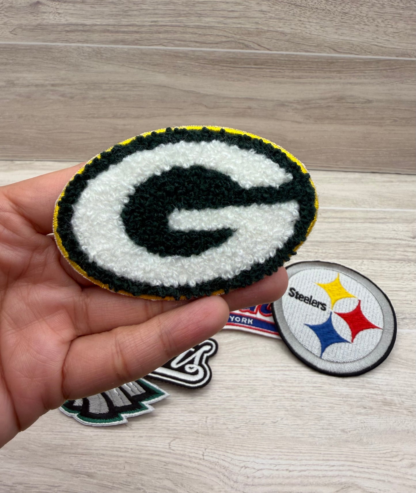 Football Team–Inspired Iron-On Patch | Fan Style Embroidered Patch