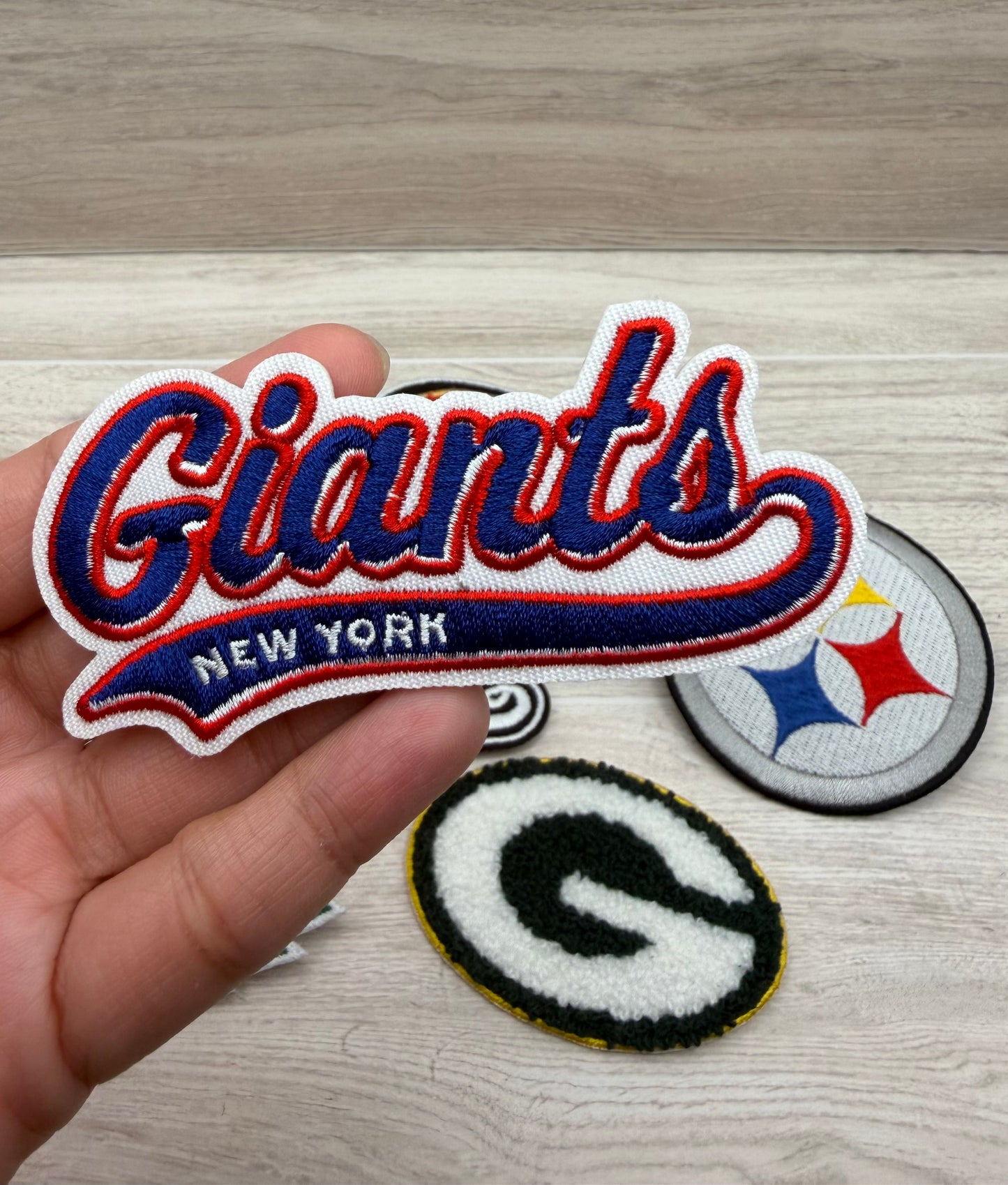 Football Team–Inspired Iron-On Patch | Fan Style Embroidered Patch