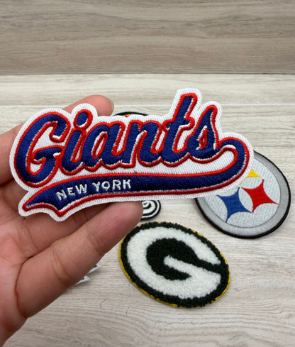 Football Team–Inspired Iron-On Patch | Fan Style Embroidered Patch