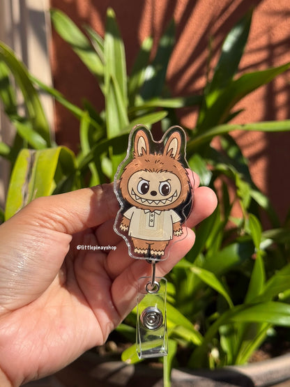 Pinoy Labuu in Barong Tagalog ID Badge Reel ( Alligator Clip )