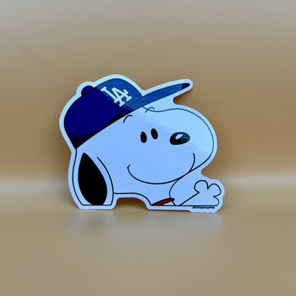Snoopy Sports Team Stickers ⚡🏀⚾🏈 | Waterproof UV Vinyl | 4” Wide