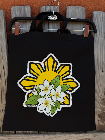 Sampaguita Araw Tote Bag