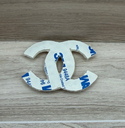 Pearl CC Style Adhesive Patch – Luxury Inspired Embroidered Appliqué