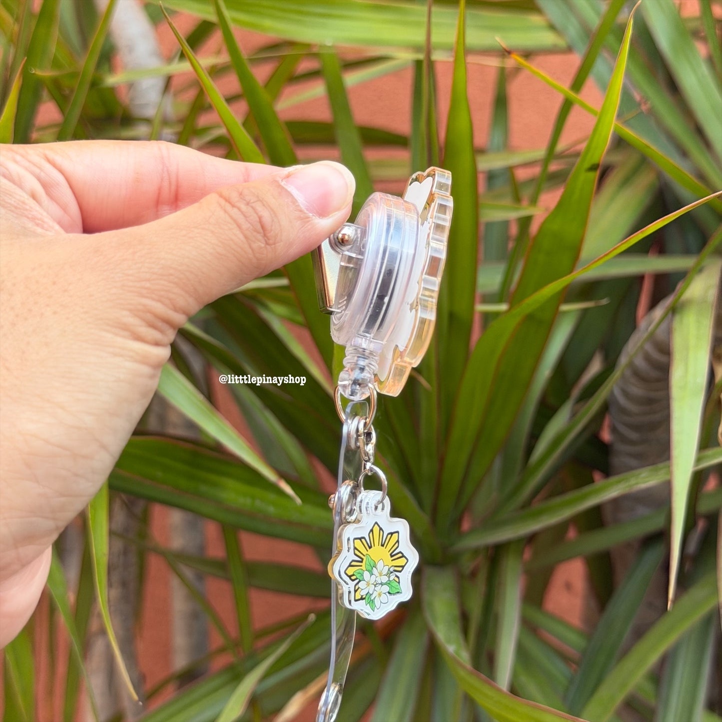 Barong Pooh Bear lD Badge Reel 🇵🇭 ( Alligator Clip )