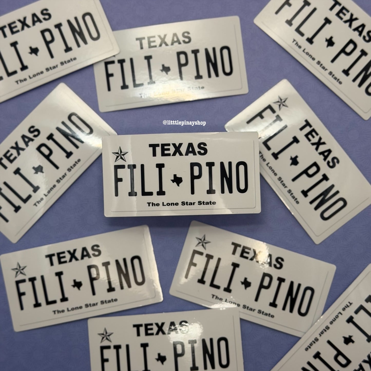 Filipino State License Plate Vinyl Stickers